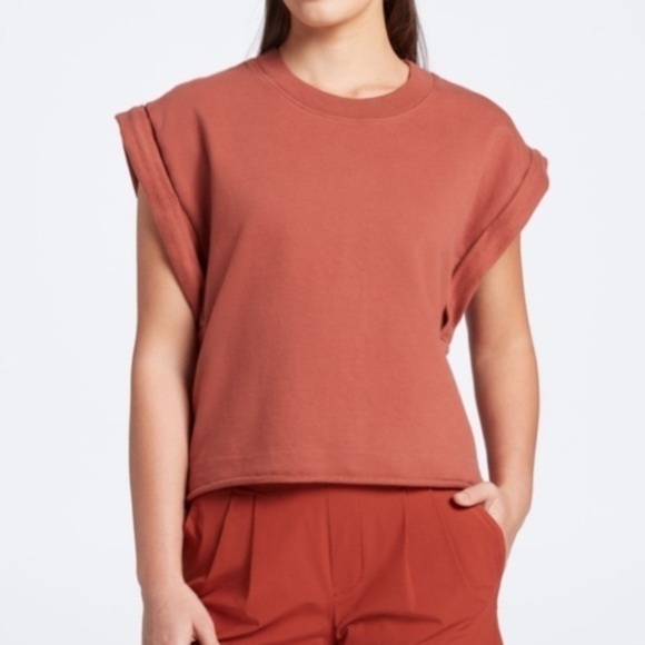 New Calia Extended Shoulder Sleeveless Top Caramelized Walnut - Picture 1 of 7